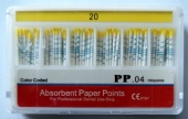 dental absorbent paper points with marked