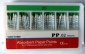 dental absorbent paper points with marked