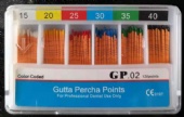 Millimeter marked  gutta percha points